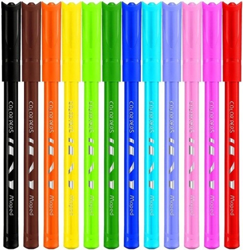 Popisovacie perá 12 farieb Maped ColorPeps Ocean
