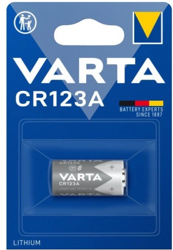1x VARTA CR123 lítiová batéria 3V 123A 123 CR 17345