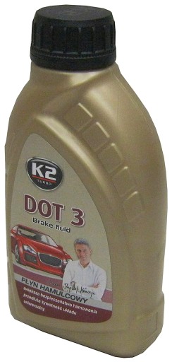 E4F66 K2 BRZDOVÁ KVAPALINA DOT3, 0,5L 0000-00