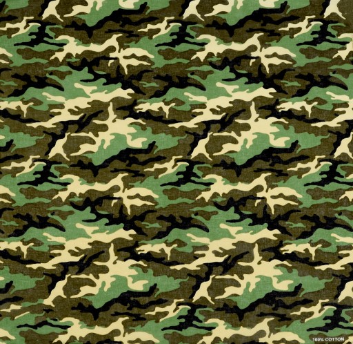 BANDANA BANDAMA BANDAMA ŠATKA CAMO ZELENÁ
