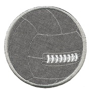 guľatá nášivka aplikácia termo výšivka M Patch nohavice