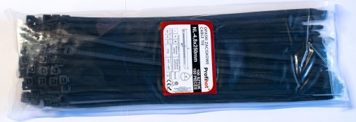 KABELOVÉ VIAZAKY KABELOVÉ VIAZAKY UV ČIERNA SVORKY svorka 4,8x250 100 ks