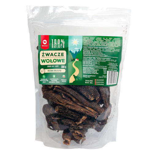 Maced Beef bachor 500g prírodná pochúťka pre psov, žuvacia pochúťka