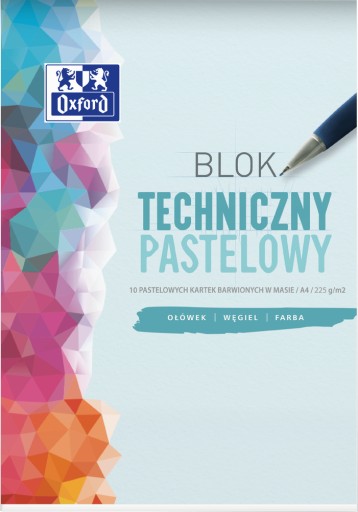 TECHNICKÝ BLOK A4 10 PASTELOVÝ OXFORD LIST