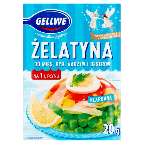 GELLWE Želatína na MÄSO, RYBY, ZELENINU A DEZERTY 20g