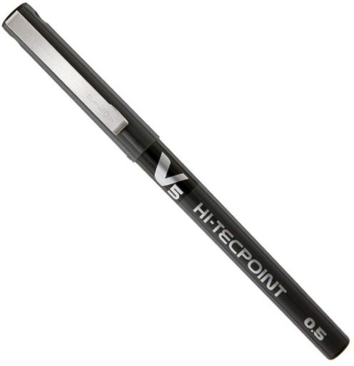 PILOT V5 Hi-Tecpoint jemná linka BLACK x 2