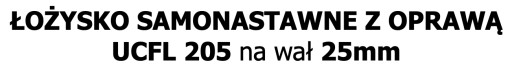 Kompletná ložisková jednotka UCFL 205 otvorov: 16 mm