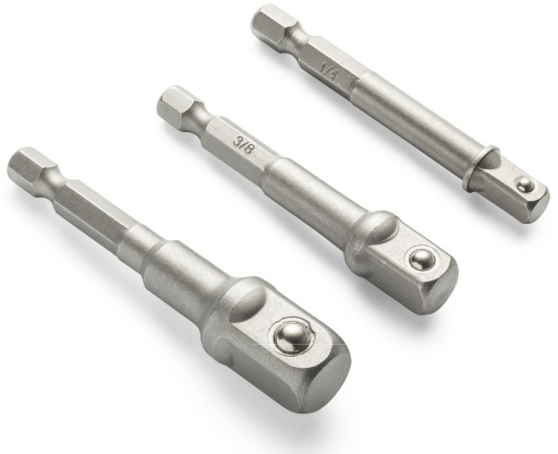 YATO HEX ADAPTÉRY PRE ZÁSUVKY - 1/4, 3/8, 1/2