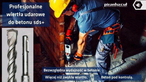PiranhaCut Príklepová vŕtačka do betónu 9x160 SDS+