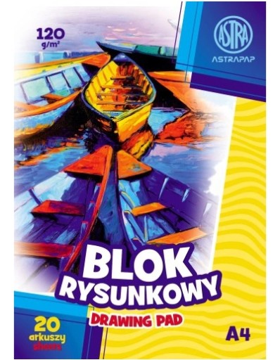 Podložka na kreslenie 120g/m2 A4, 20 listov