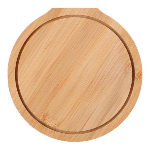 Drevená doska na pizzu - okrúhla, rozmer 22*15*1