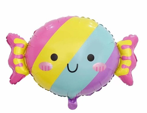 FÓLIOVÁ BALÓNOVÁ DEKORÁCIA HEL CANDY NARODENINY