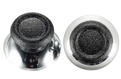 ANALOGOVÝ OVLÁDAČ MUSHROOM PRE PS4 PS5 PAD SILVER – LESKLÝ CHROM.
