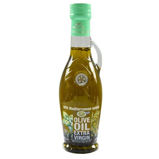 KORVEL Grécky extra panenský olivový olej, 250 ml s bylinkami