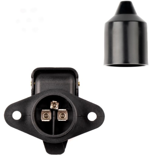 AMIO Elektrická zásuvka 3 PIN, 3-pinový konektor AMIO-03212