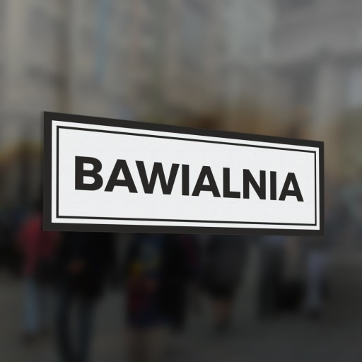 Obývačka - nálepka 10x30