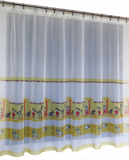 MG ZÁCLONA voál DETI ŽLTÁ výška 160cm WM05/03 POL