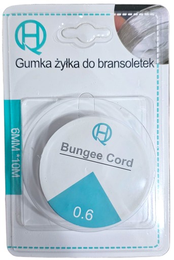 LINE: šnúrka do súpravy na výrobu korálkových náramkov, 10 m - 0,6 mm