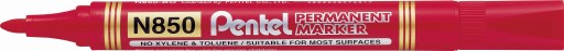 PERMANENTNÝ ZNAČOVAČ PENtel N850 okrúhly ČERVENÝ