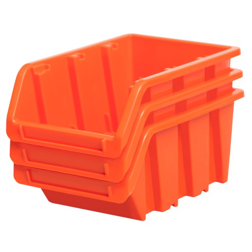 Dielenský kontajner kontajner 120x195x90mm Oranžový