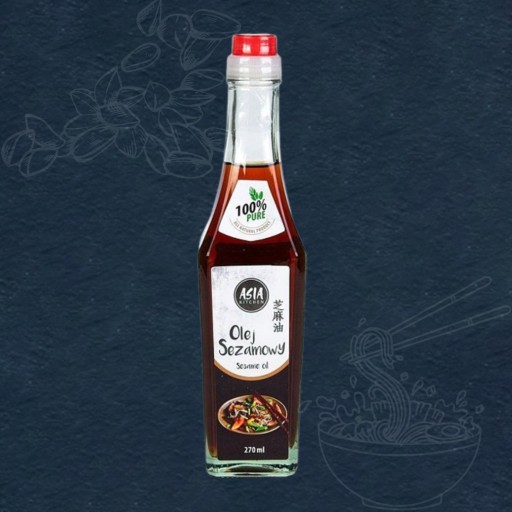 Sezamový olej zo sezamu 100% nerafinovaný 270 ml