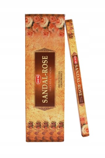 Indické vonné tyčinky Sandalwood-Rose, HEM
