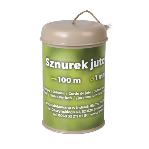 Jutová šnúra 1mm x 100m