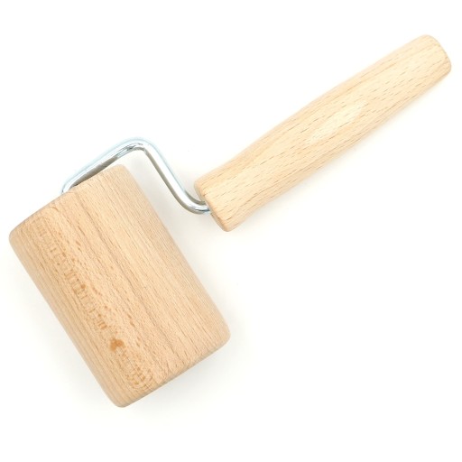 DREVENÝ VALEC s rúčkou, mini valček na cesto na pizzu