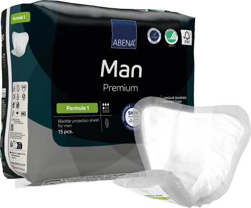 UROLOGICKÉ VLOŽKY PRE MUŽOV savé pánske hygienické vložky ABRI MAN FORMULA