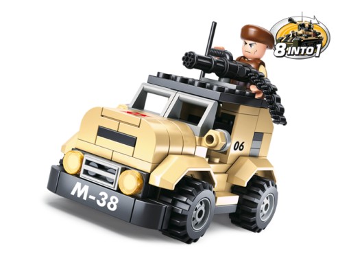 Sluban Army blokuje vojenské auto M38-B0587A