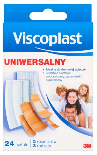 Omietky, univerzálna sada VISCOPLAST, 24 ks.