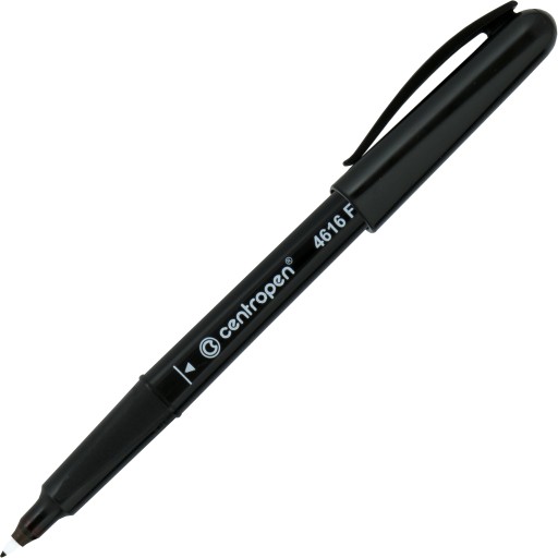 Centropen popisovacie pero na CD/DVD, tenké, 0,6 mm, čierne