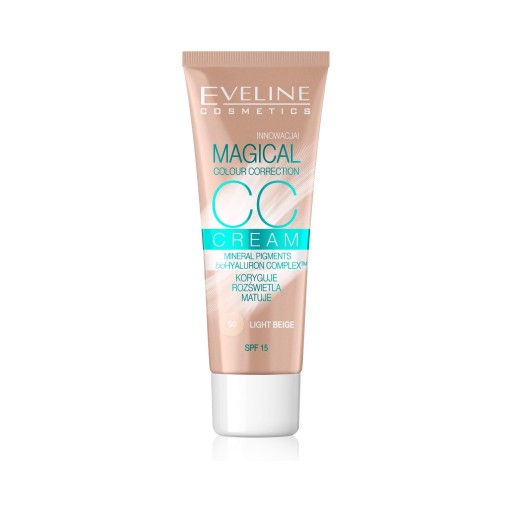 EVELINE FOUNDATION CC 50 SVETLO BÉŽOVÁ 30ML. FAREBNÉ SVETLO
