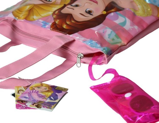 DISNEY KABELKA PLÁŽOVÁ TAŠKA OKULIARE BELLA DARČEK