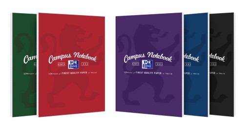 OXFORD CAMPUS NOTEBOOK A4/60K KONTROLOVANÝ fialový