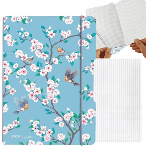 Notebook A5 40k mriežka My.Book Flex PP HERLITZ