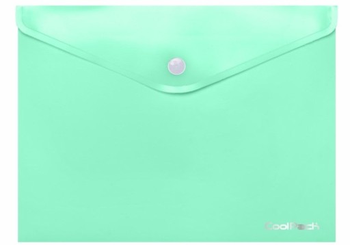 Zakladač so zacvakávacím uzáverom PP COOLPACK A4 Pastel mint