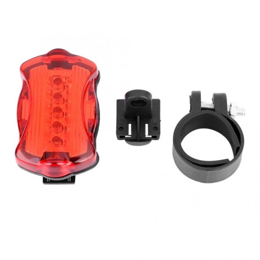 OSVETLENIE BICYKLA ZADNÁ BICYKELOVÁ LAMPA 5 LED