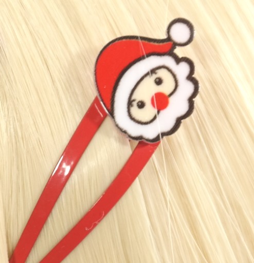 Santa Clauses sponky do vlasov vianočné ozdoby
