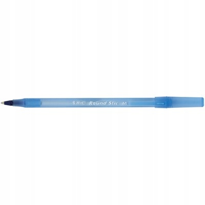Guľôčkové pero BIC Round Stic, modré, 5 kusov