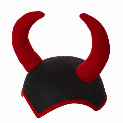 Čiapka SUPER Black Devil s rohmi CC205