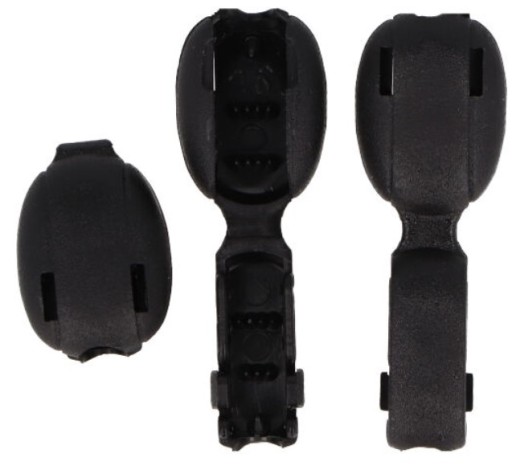 Zarážka na upínanie konca kábla Black End - 20 ks