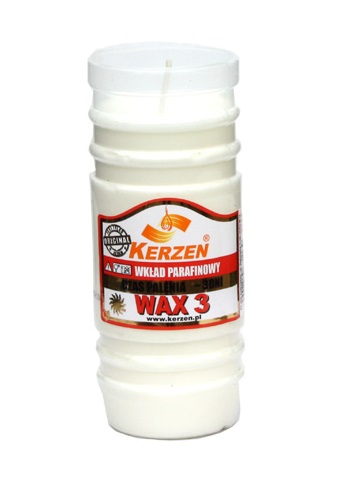 Vložka do sviečky parafínová KERZEN WAX 3 72h