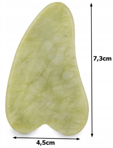 GUA SHA KAMEŇOVÝ JADE MASÁŽER GREEN JADE