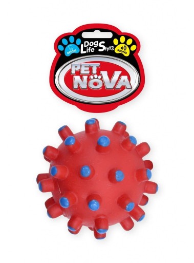 PET NOVA hračka pre psa GUĽA ježko červený 11cm
