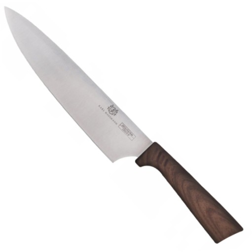 KUCHÁRSKÝ NÔŽ OSTRÝ KUCHYŇSKÝ NÔŽ 20 cm NEREZ HNEDÁ RÚČKA