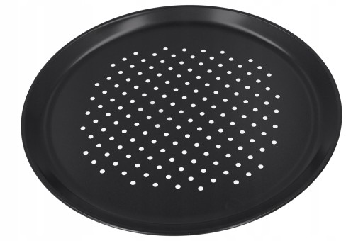 Plech na pečenie PIZZA, dierovaný plech, 32 cm, nepriľnavý povrch