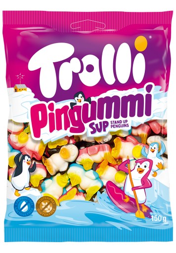 Trolli Pingummi ovocné želé tučniak 150g DE