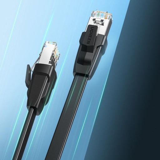 UGREEN PLOCHÝ INTERNETOVÝ KÁBEL ETHERNET RJ45 LAN CAT.8 U/FTP KÁBEL 2M