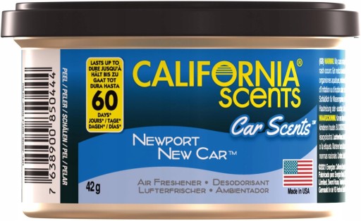 CALIFORNIA AUTA VÔŇANY Newport plechovka s vôňou do auta Newport 42g